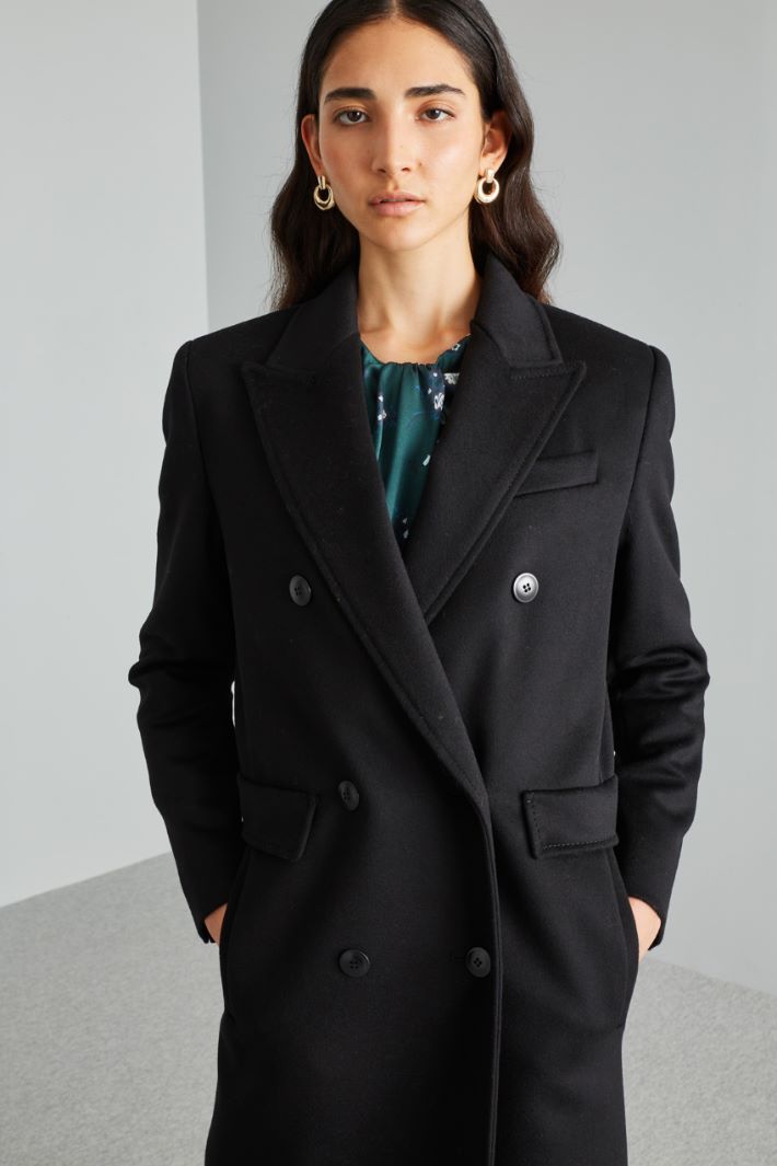 Wool double-breasted coat Intrend - 4