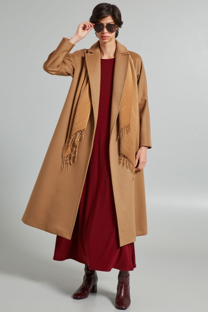 Wool coat with belt Intrend