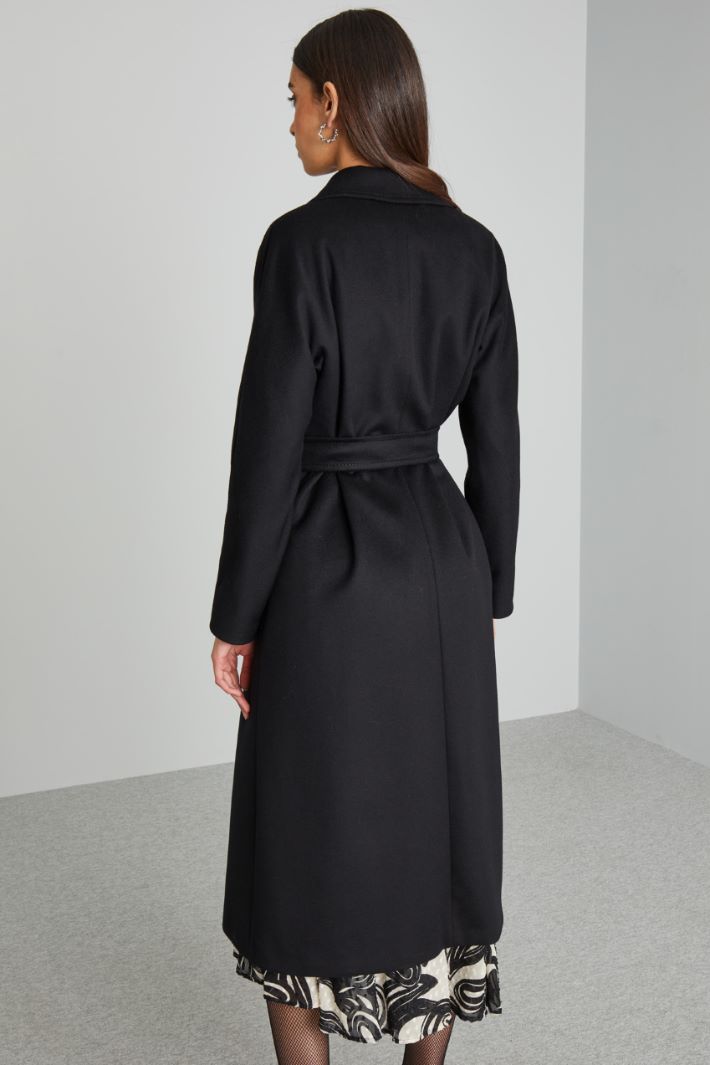 Wool coat with belt Intrend - 2