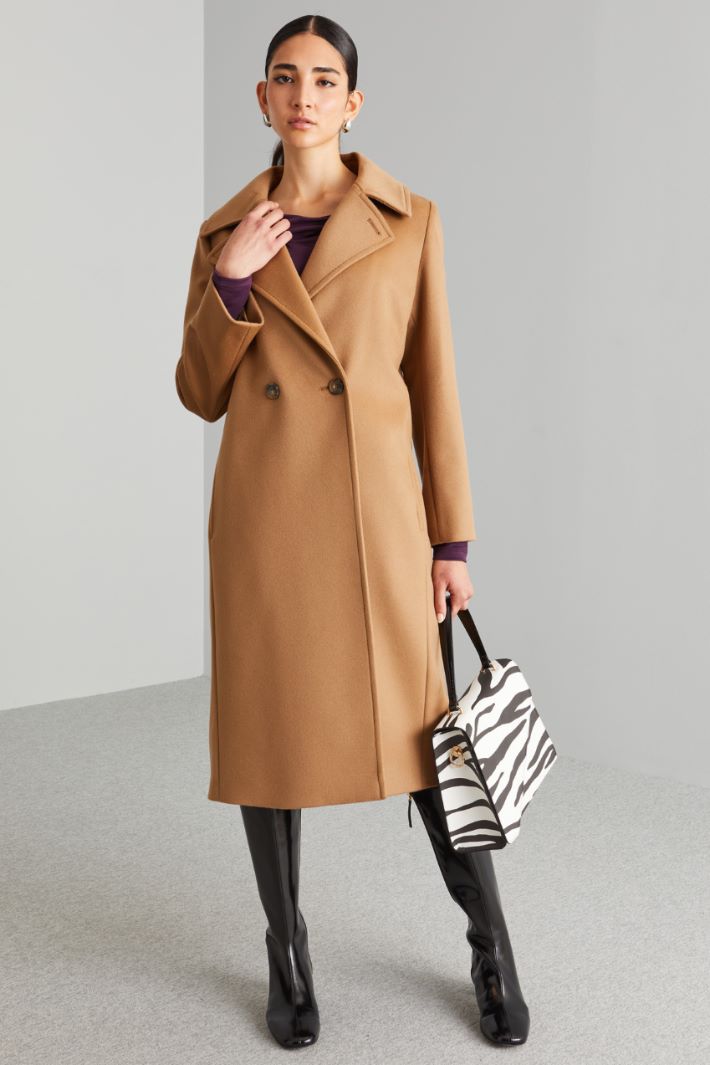 Double-breasted wool coat Intrend - 3