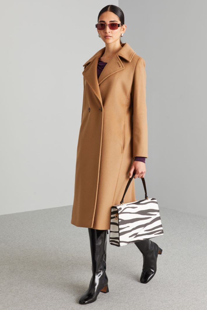 Double-breasted wool coat Intrend