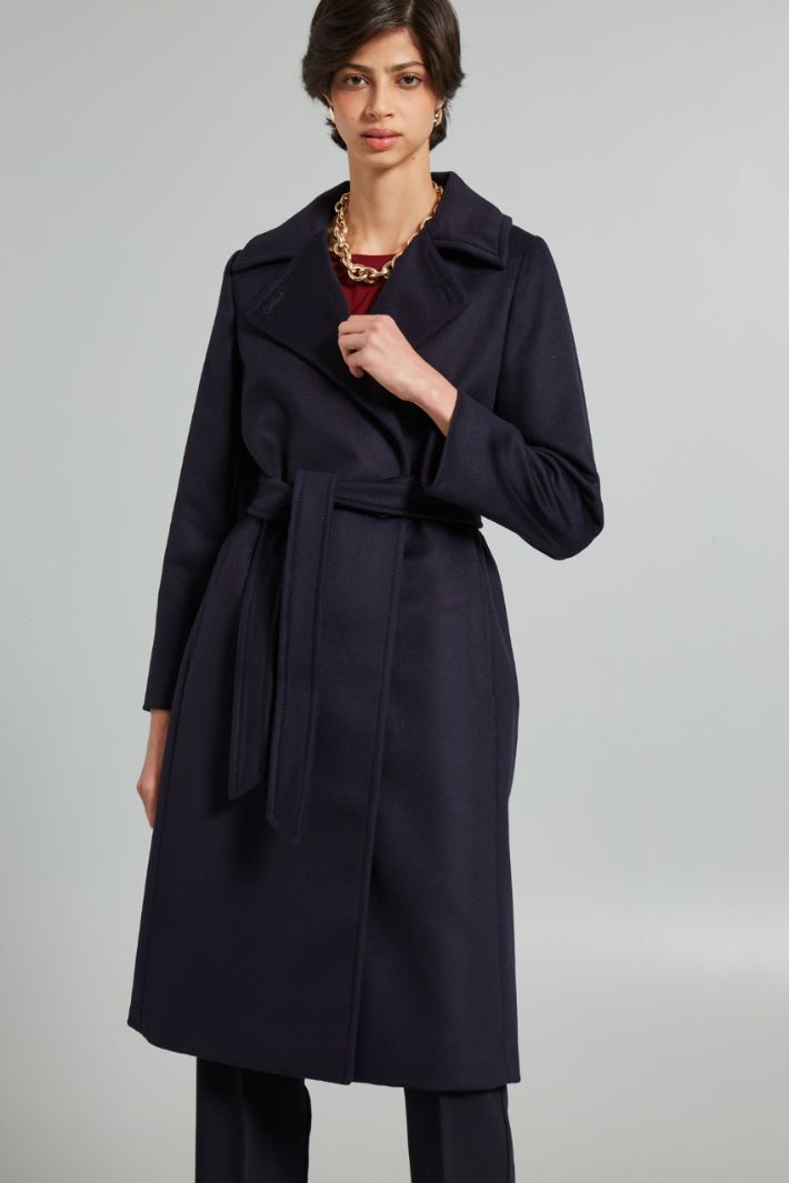 Double-breasted wool coat Intrend - 3