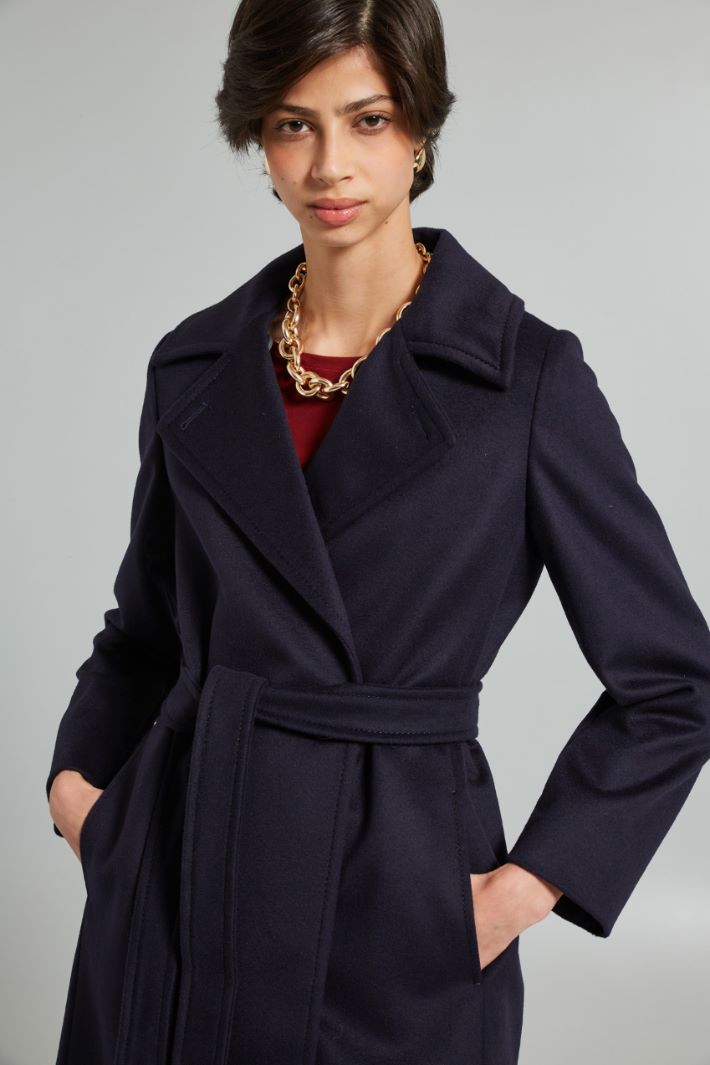 Double-breasted wool coat Intrend - 4