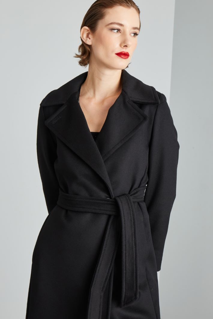 Double-breasted wool coat Intrend - 4