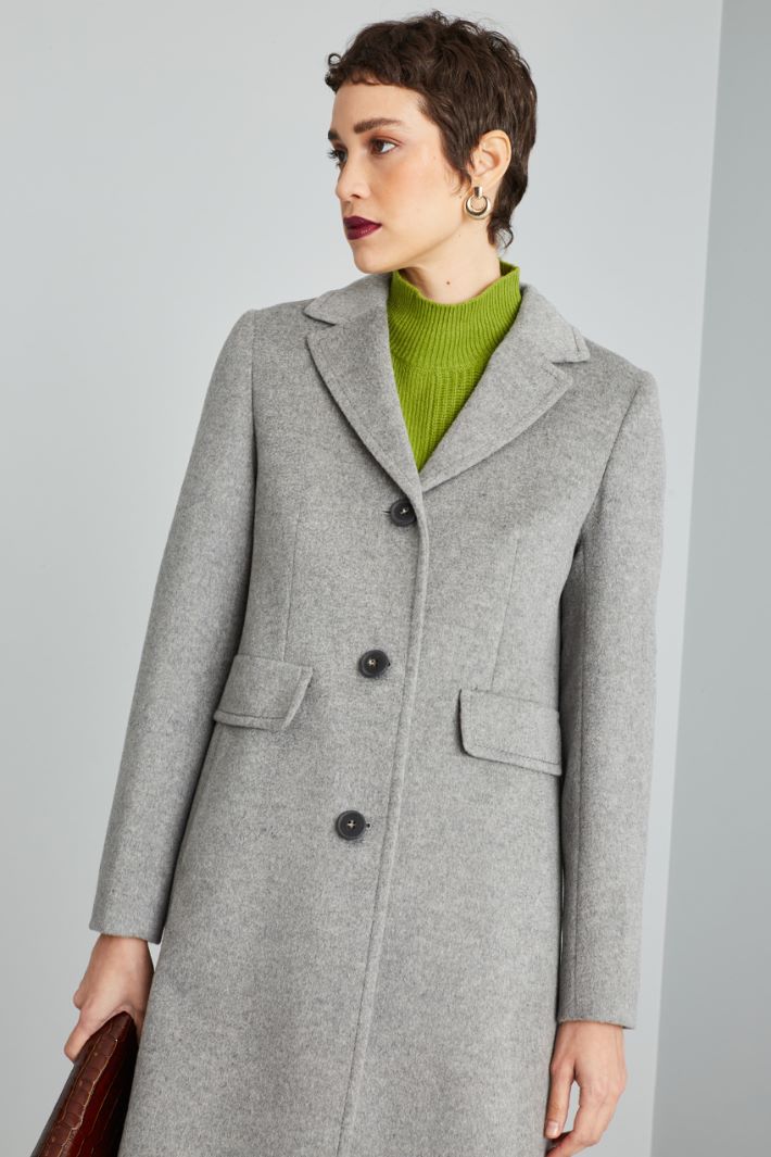 Coat with back slit Intrend - 4