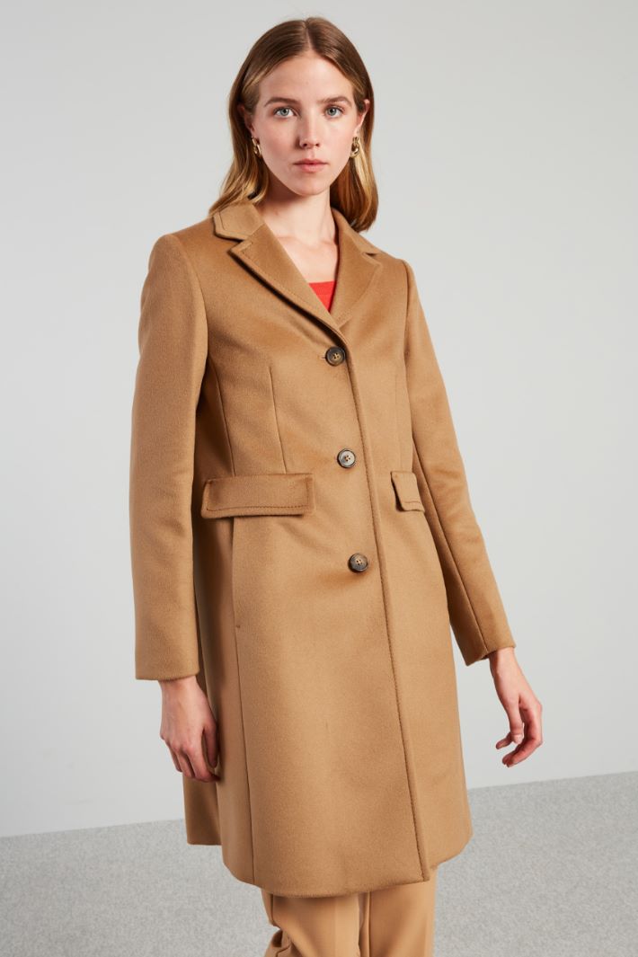 Coat with back slit Intrend - 3