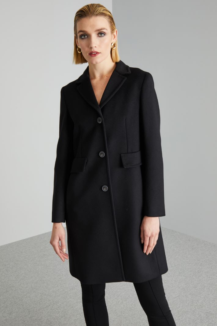 Coat with back slit Intrend - 3