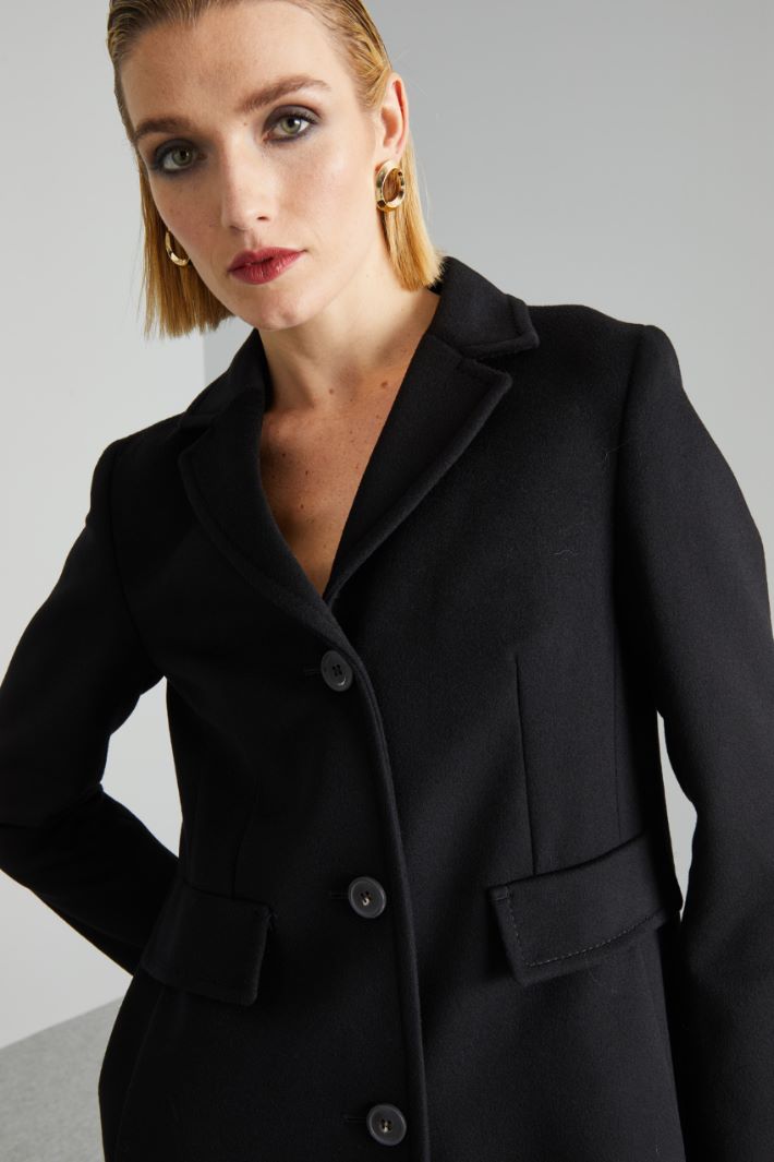 Coat with back slit Intrend - 4