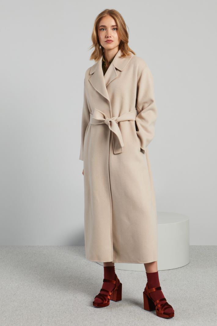 Long belted coat Intrend - 3