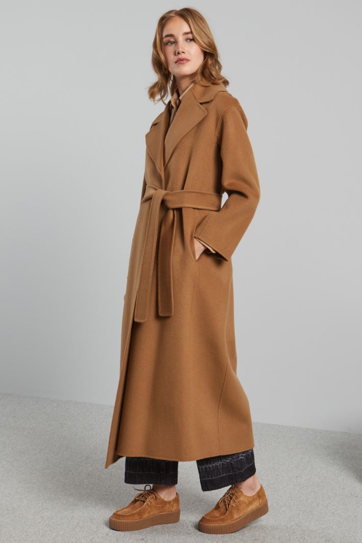 Long belted coat Intrend - 3