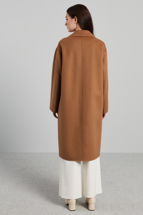 Cappotto monopetto in doppio