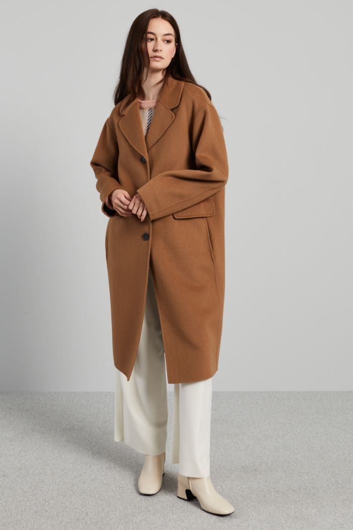 Single-breasted cloth coat Intrend - 3