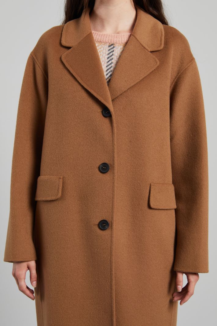 Single-breasted cloth coat Intrend - 4