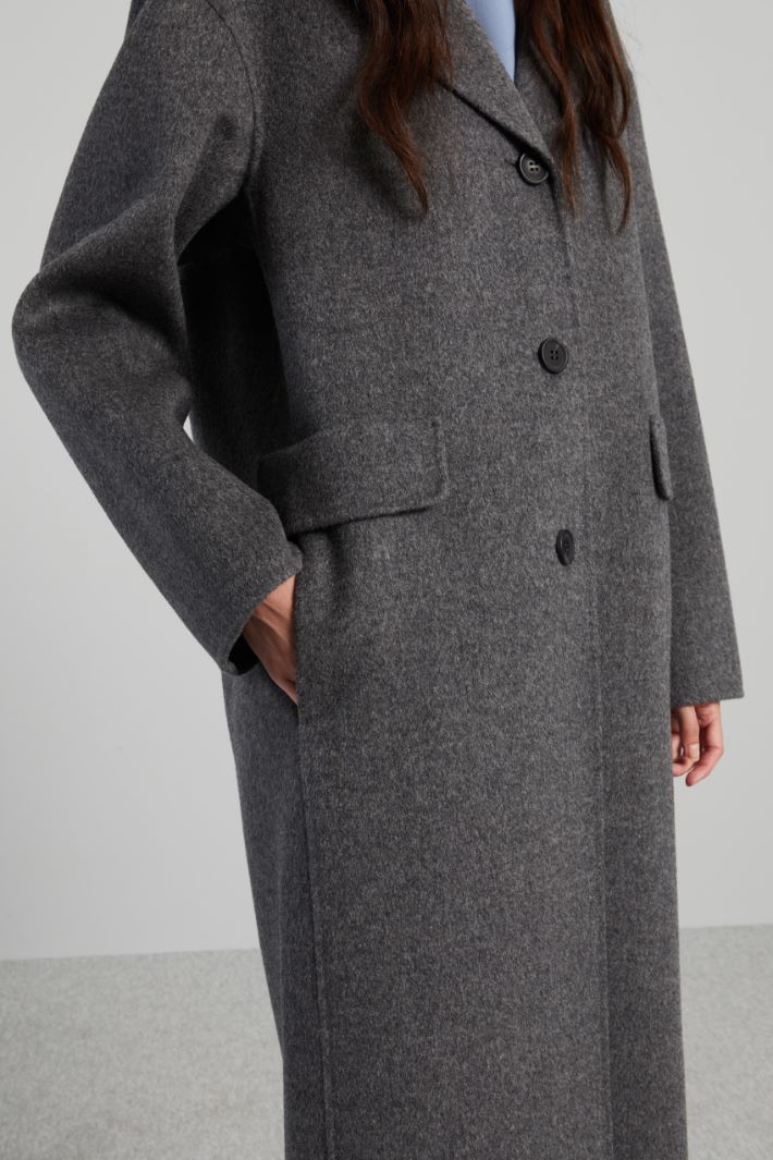 Single-breasted cloth coat Intrend - 4