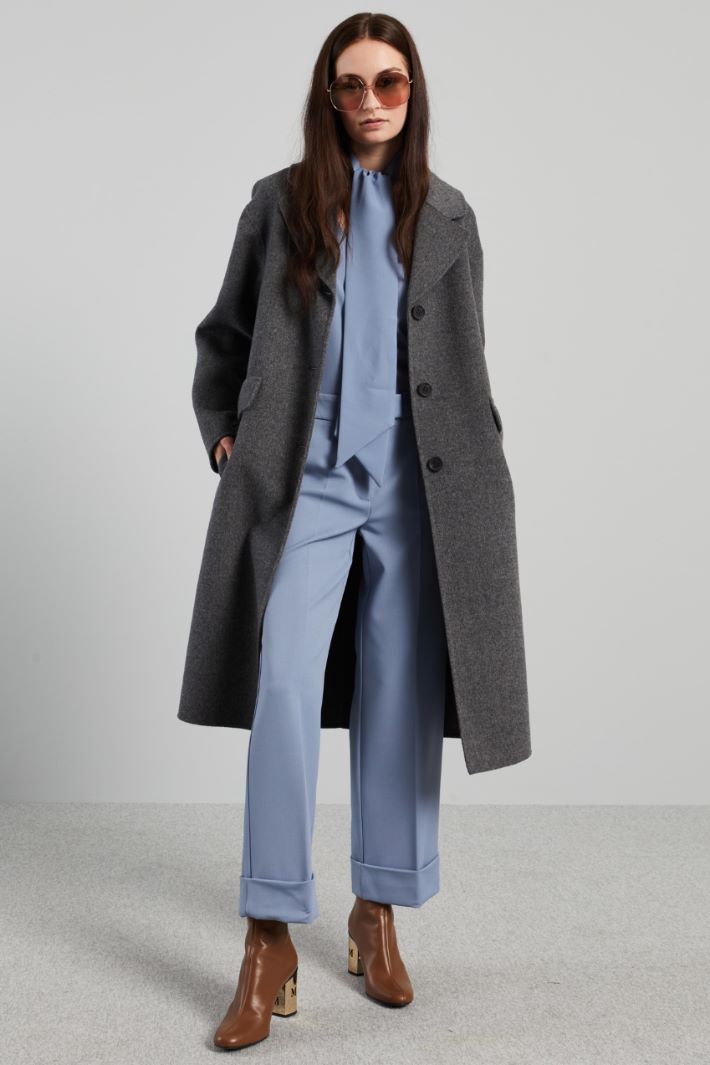 Single-breasted cloth coat Intrend