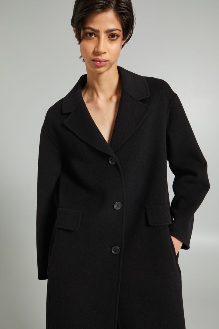 Single-breasted cloth coat Intrend - 4