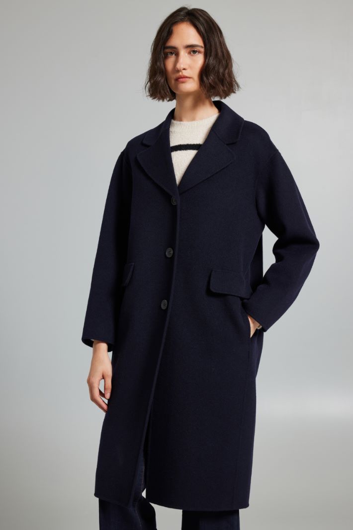 Single-breasted cloth coat Intrend - 4