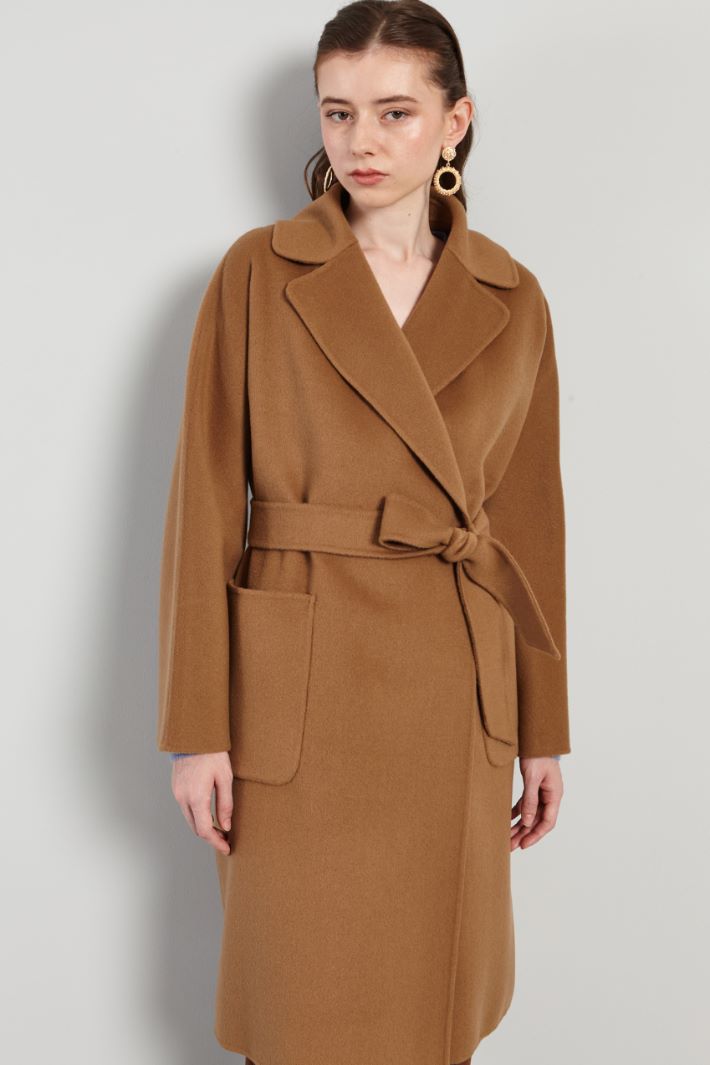 Belted cloth coat Intrend - 3