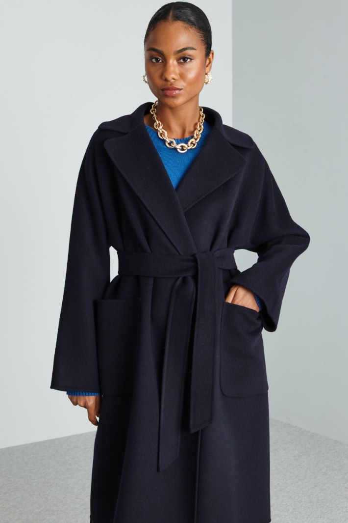 Belted cloth coat Intrend - 3