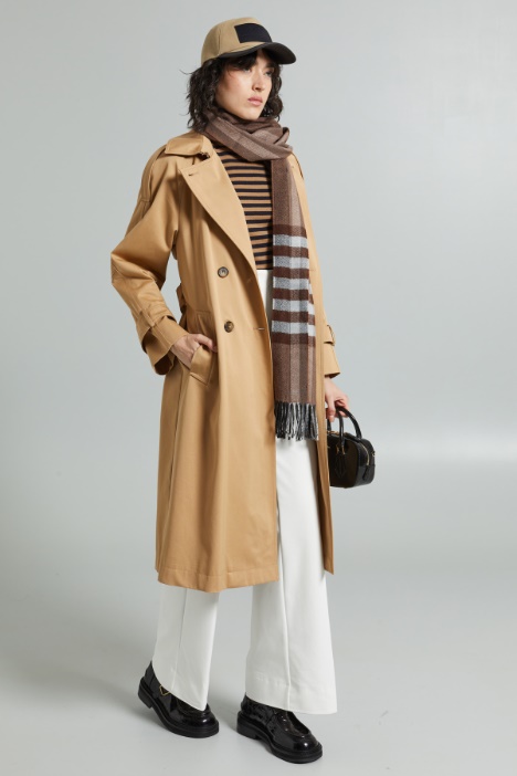 Double-breasted trench coat Intrend