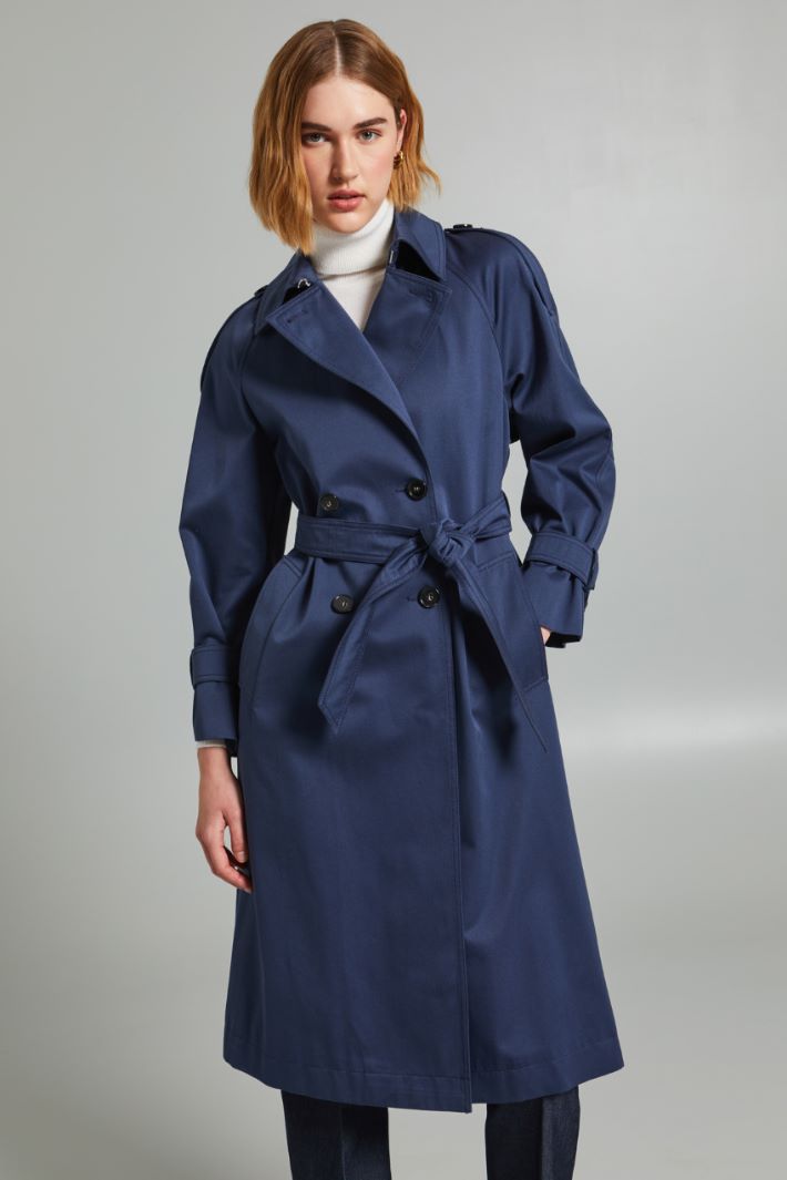 Double-breasted trench coat Intrend - 3