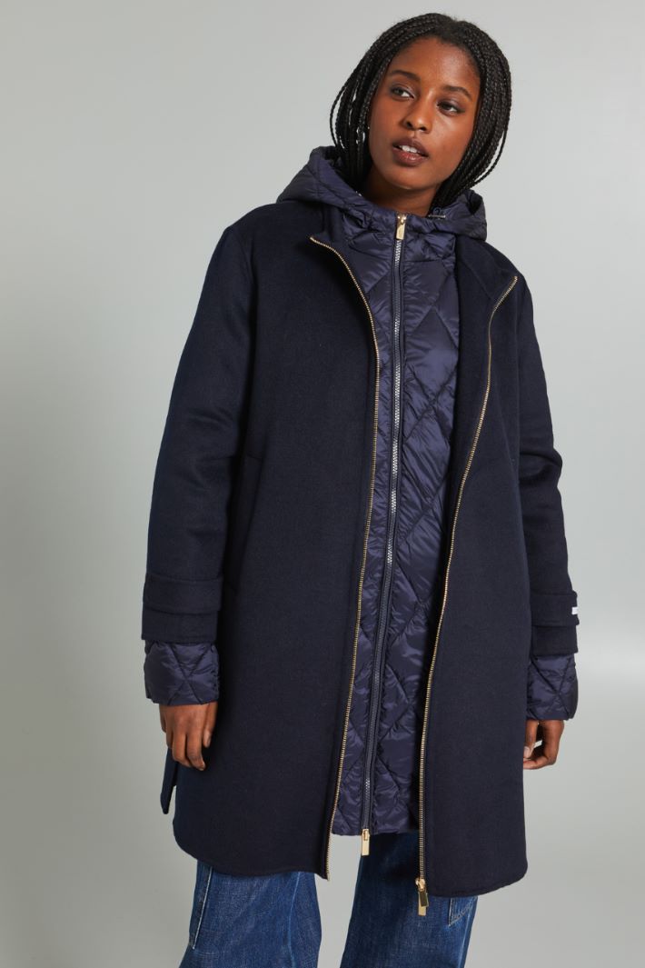 Two piece coat with puffer jacket Intrend - 5