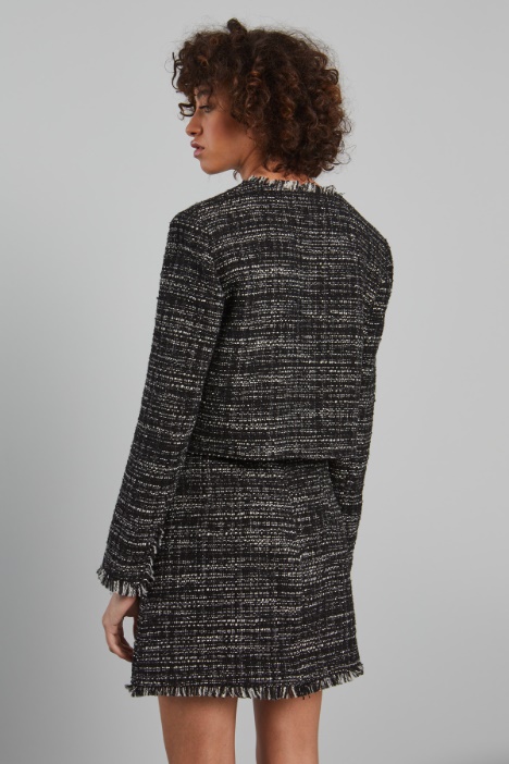 Giacca corta con finte tasche