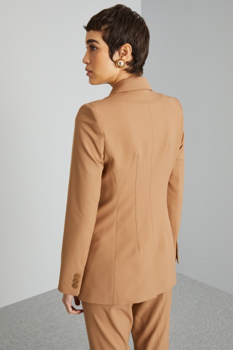 Blazer doppiopetto in tela