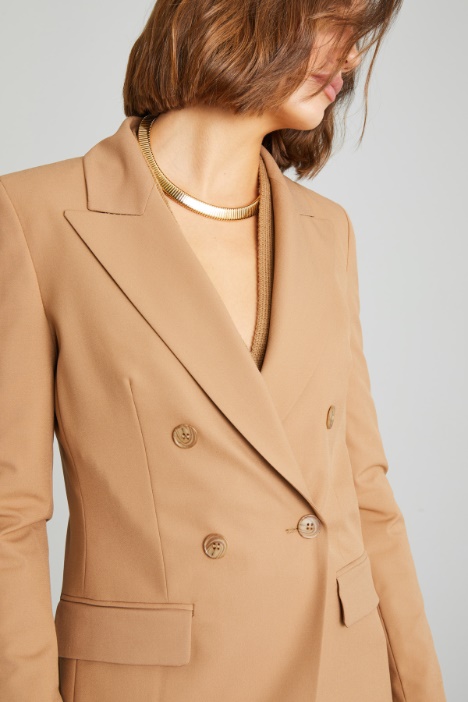 Blazer doppiopetto in tela