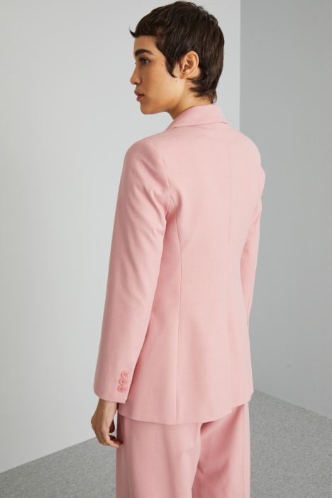 Blazer in tela di viscosa