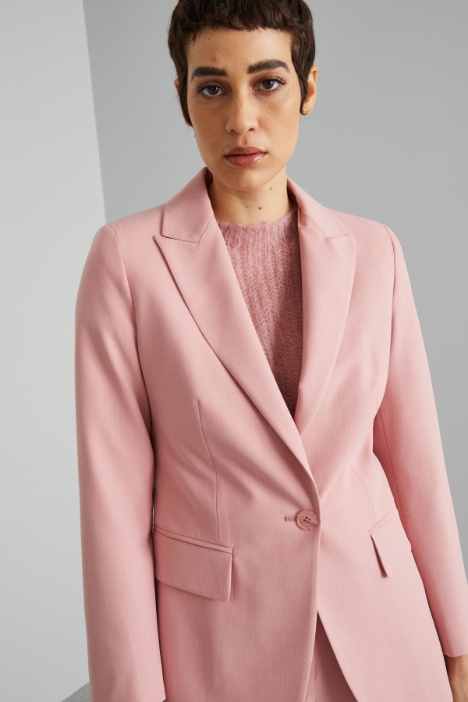 Blazer in tela di viscosa