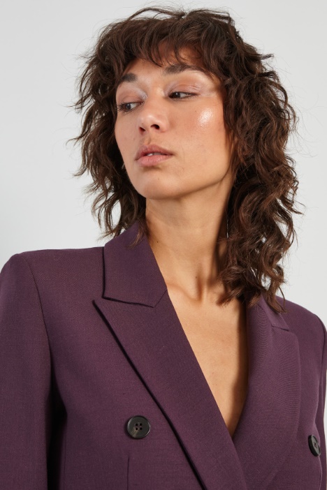 Blazer in saglia di lana