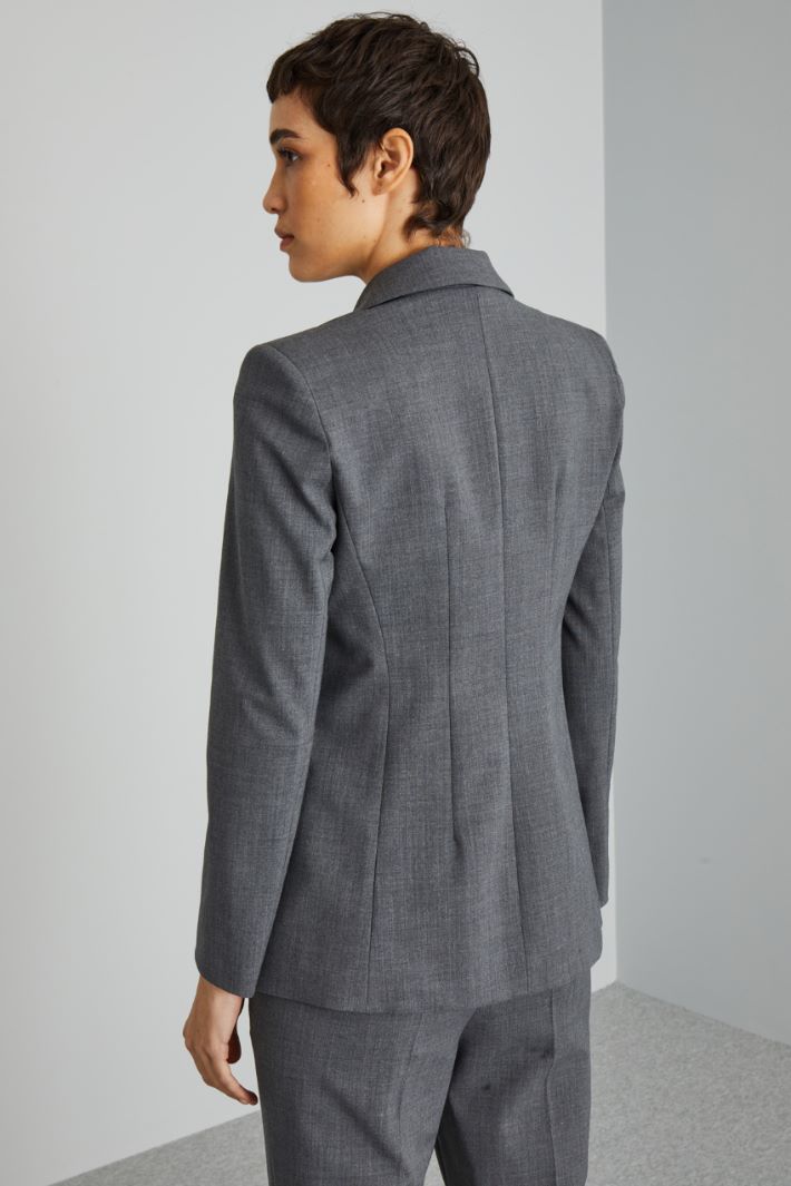 Wool twill blazer Intrend - 2