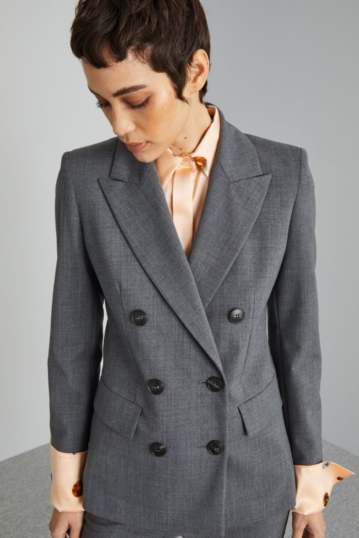 Wool twill blazer Intrend - 4