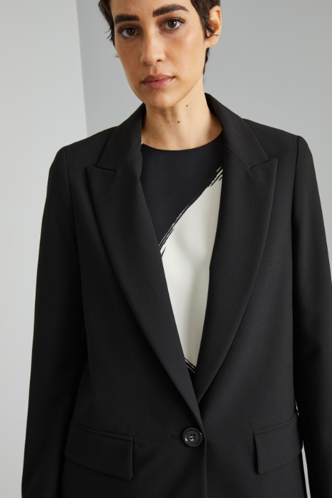 Blazer con bottone singolo
