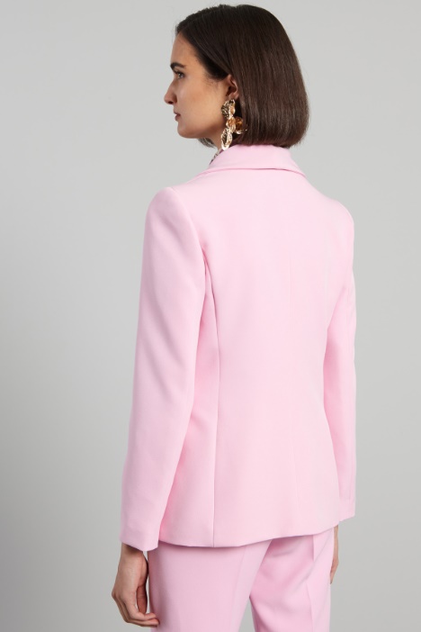 Blazer con cuello de chal