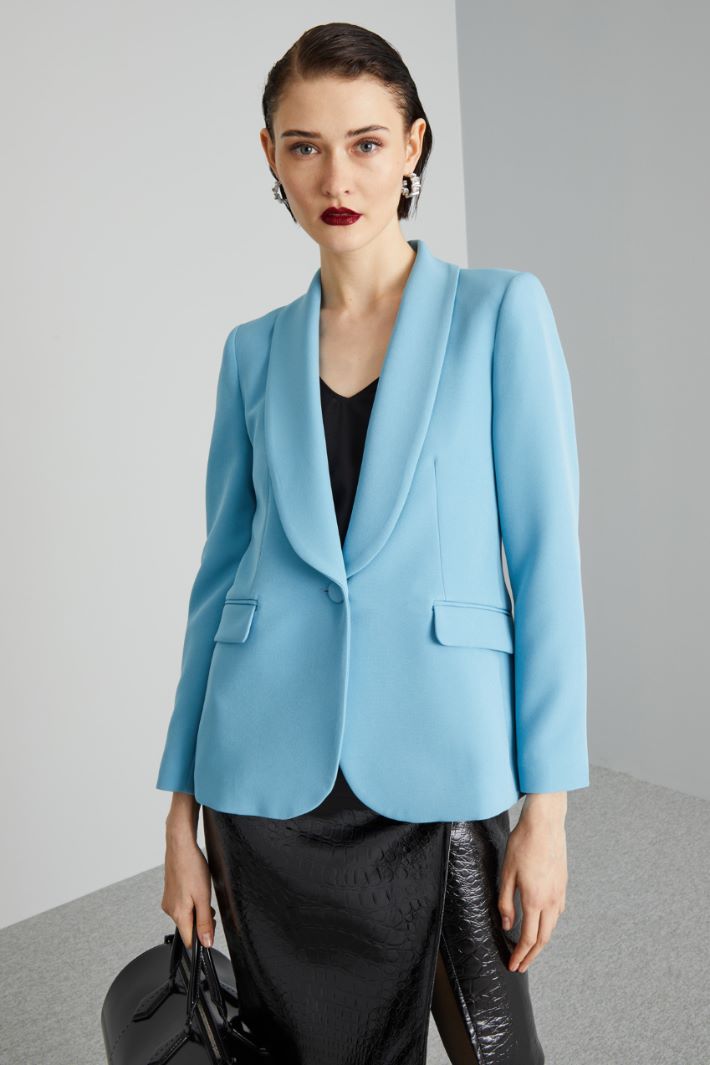 Shawl collar blazer Intrend - 3