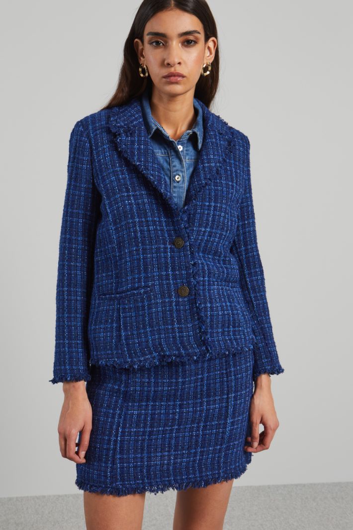 Blazer in tweed lamé Intrend - 3