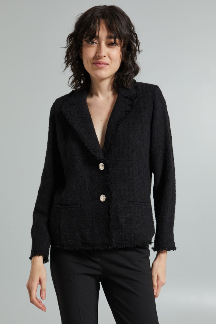 Blazer in tweed lamé Intrend - 3