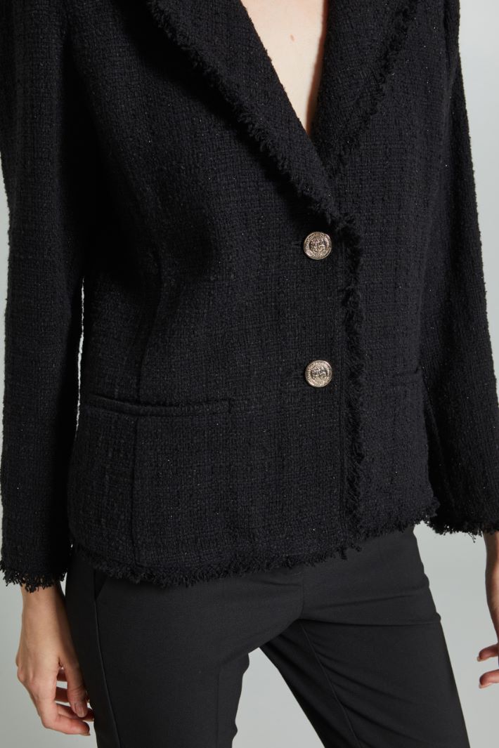 Blazer in tweed lamé Intrend - 4