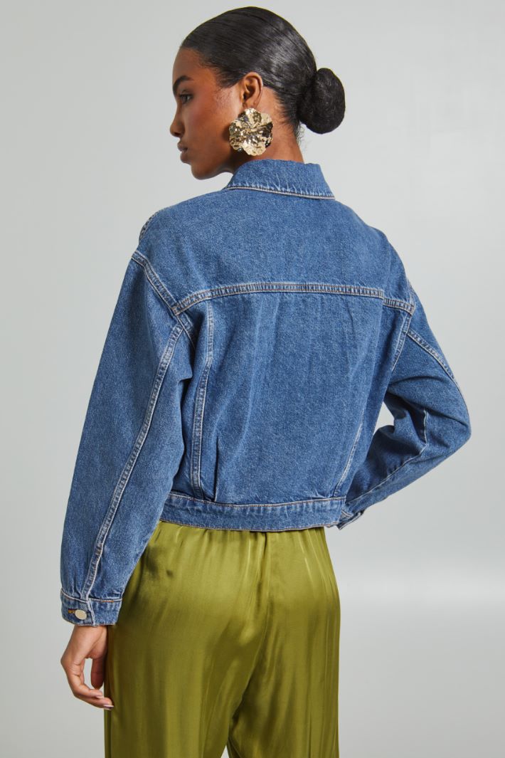 Short denim jacket Intrend - 2