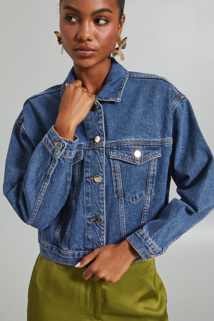 Short denim jacket Intrend - 4