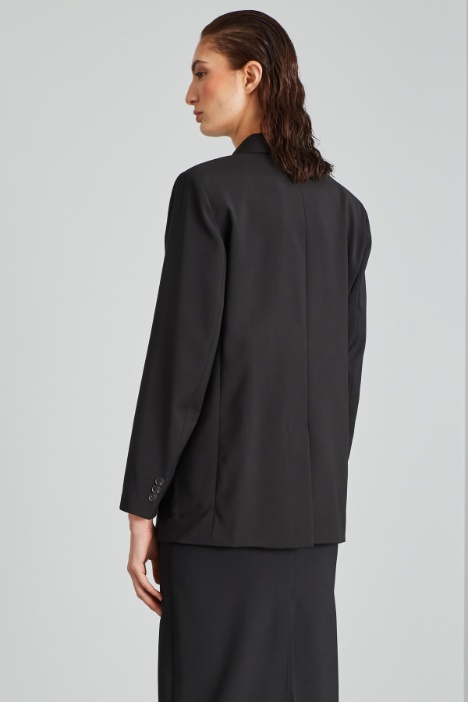 Blazer doppiopetto in tela