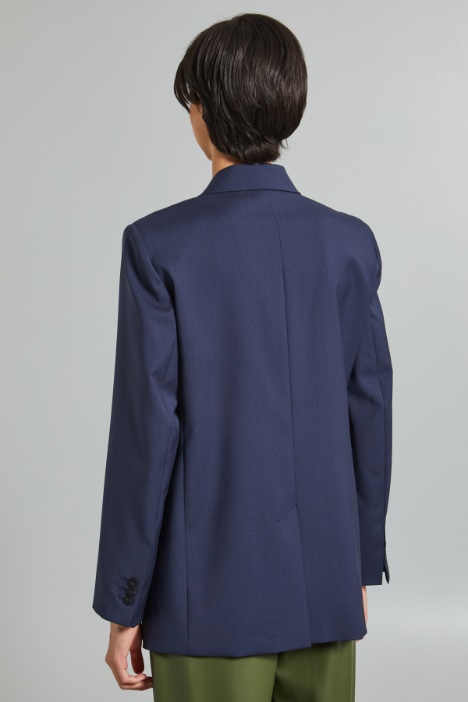 Blazer doppiopetto in tela