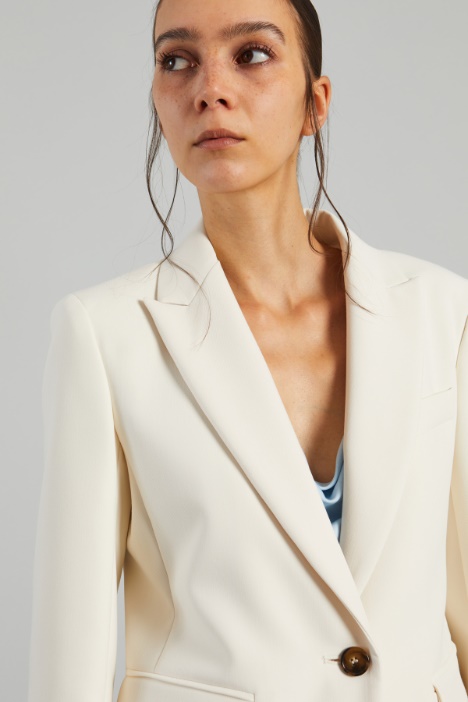 Blazer con bottone singolo