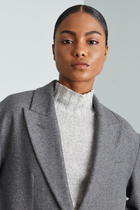 Blazer con rever a lancia