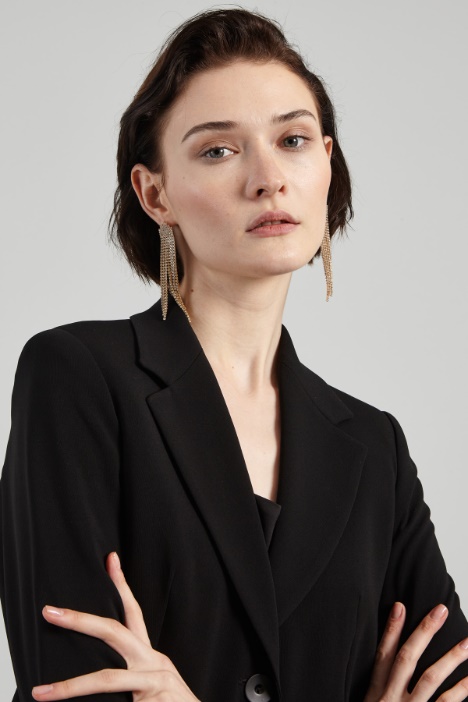 Blazer monopetto in cady