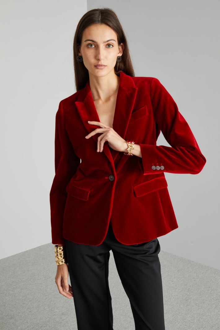 Velvet blazer Intrend - 3