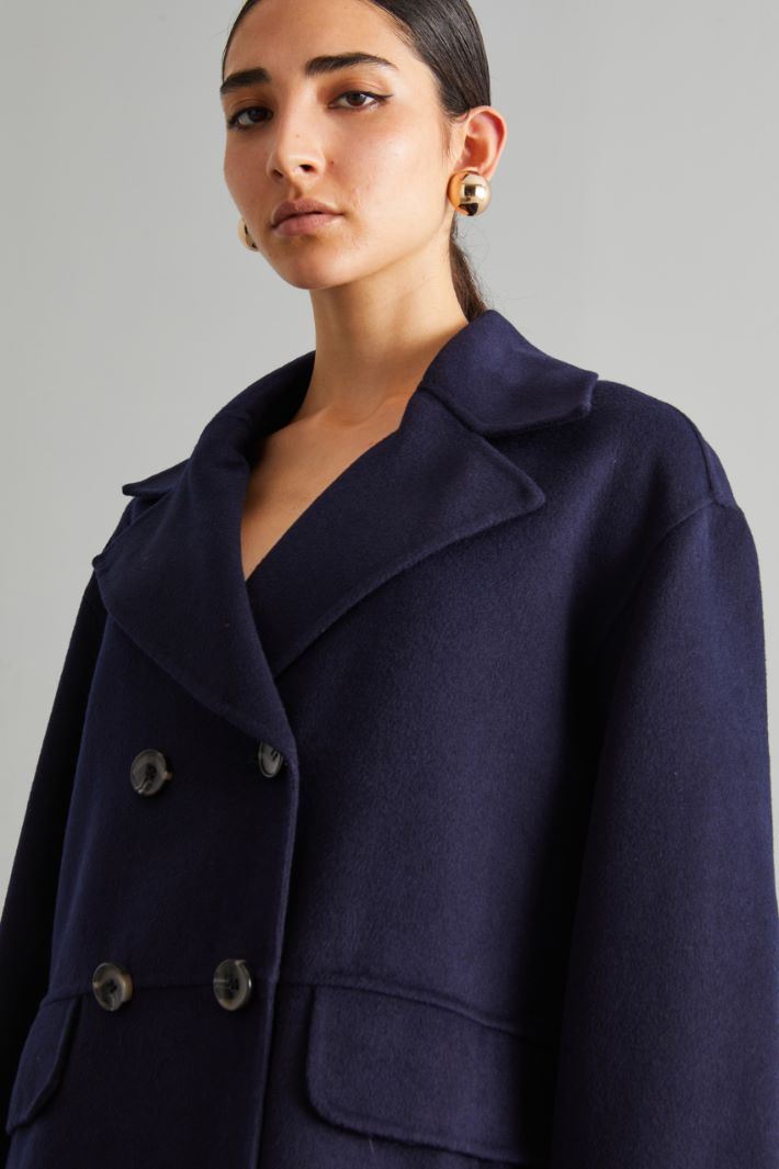 Double cloth peacoat Intrend - 4