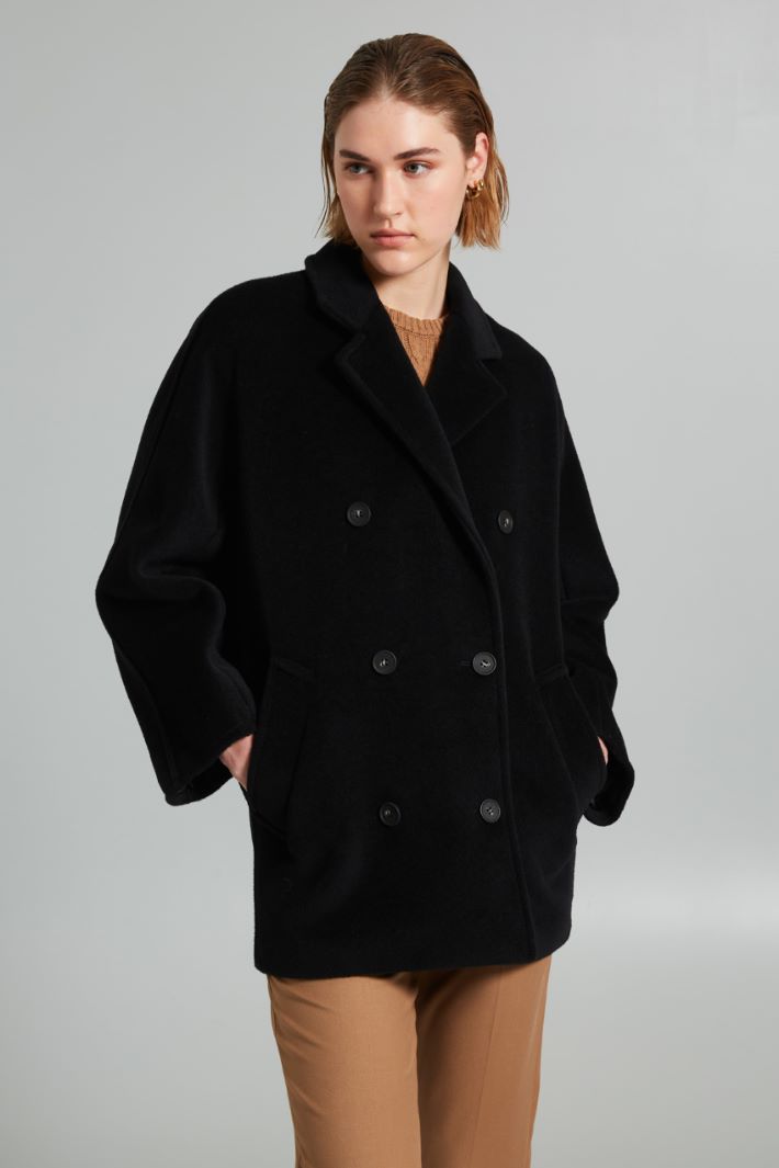 Wool beaver pea coat Intrend - 3